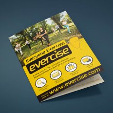 Design of marketing materials – Evercise