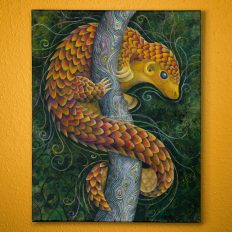 Pangolin – Acrylic on Canvas